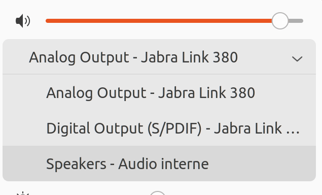 Audio Selector - Changement de source audio