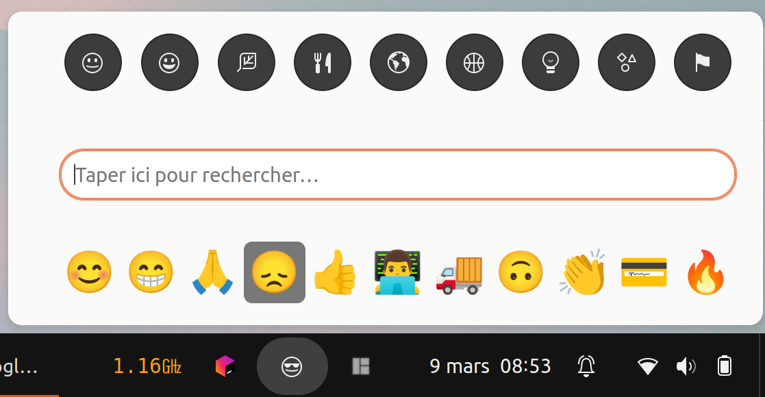 Emoji Selector - Sélecteur d'emojis